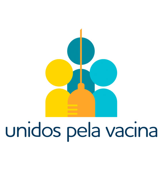 Unidos Pela Vacina, logomarca oficial