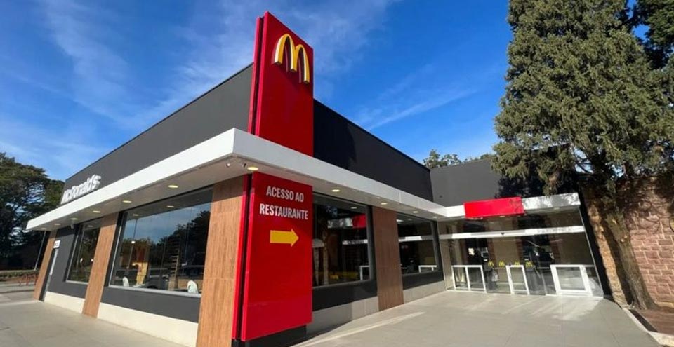 Nova loja da McDonalds está no plano de expansão da rede, que prevê mais de 120 unidades apenas no Brasil até o final de 2024