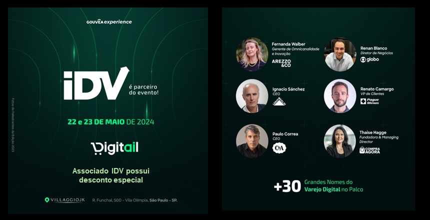 O IDV é parceiro oficial do Digitail Conference 2024